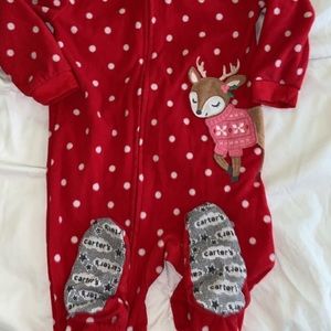18m toddler Christmas fleece pajamas